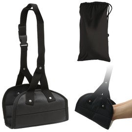 2 Pack Foot Hammock for Plane Travel, Perfect Leg Hammock for Airplane Travel, Airplane Foot Rest with Extended Adjustment Strap, Ideal for Endure Long Travelers, Flight Journeys and Office Workers