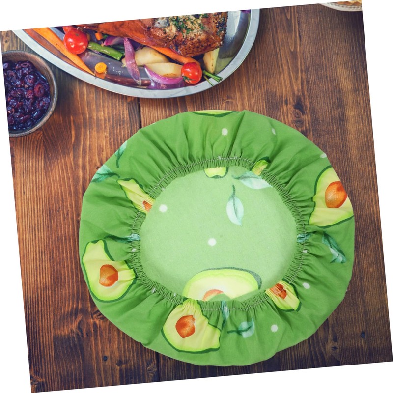3pcs Food Elastic with Cotton Proofing Reusable Leftovers Avocado Cloth