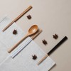 Home&amp;House Wood cutlery set for 2, spoon + 2 chopsticks
