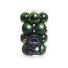 Pack of 16 Christmas Decorations, Christmas Baubles, Glass, 35 mm