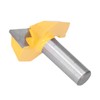 Bottom Cleaning Router Bit 1/2in Shank Surface Planing Routers Cutter