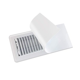 Vent Cover Adhesive- Register Cover for Air Vents. an AC Vent Deflector That's Peel n Stick - Pure White Sheet - 5 inch X 12 Inch (1 Pack)