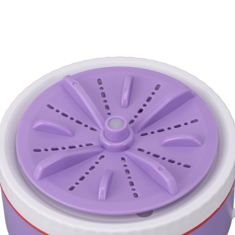 Mini Turbo Washing Machine Timed Adjustable Multifunction USB Powered Portable