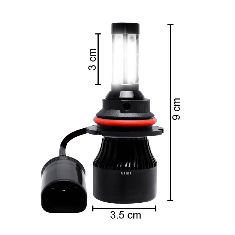 Kit 2 Focos Led Modelo 9007 Luz Blanca De 4