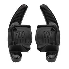 Keenso Steering Wheel Shift Paddle, Car Paddle Extender Steering Wheel Shifter Steering Wheel Shift Paddle Extension for Cc 6 Scirocco B6 Jetta MK5(Carbon Fiber)