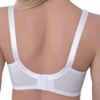Gemm Ladies White Non Wired Lace Trim Plus Size Bra