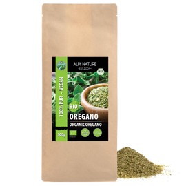 Organic oregano ruined (500 g), oregano from controlled organic cultivation, gluten-free, lactose-free, laboratory-tested, vegan, 100% natural without additives