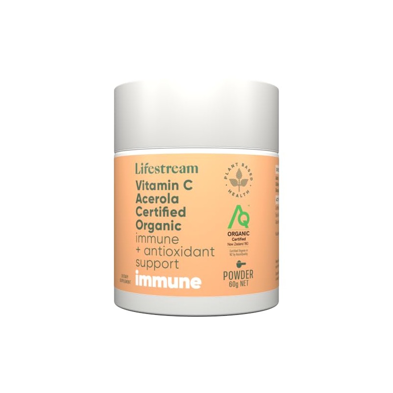 Lifestream Vitamin C Acerola Certified Organic