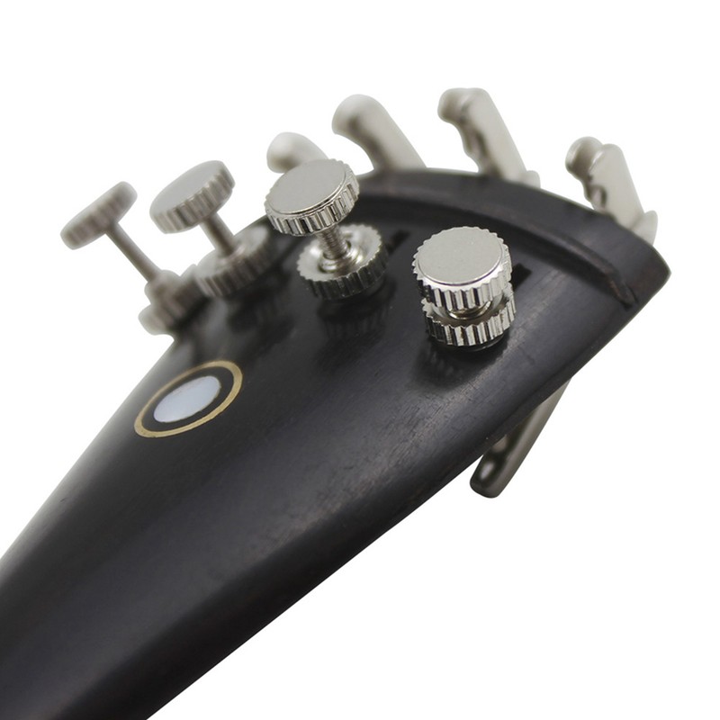 3 in 1 Ebony Tailpiece with Rope Fine Tuners Kits