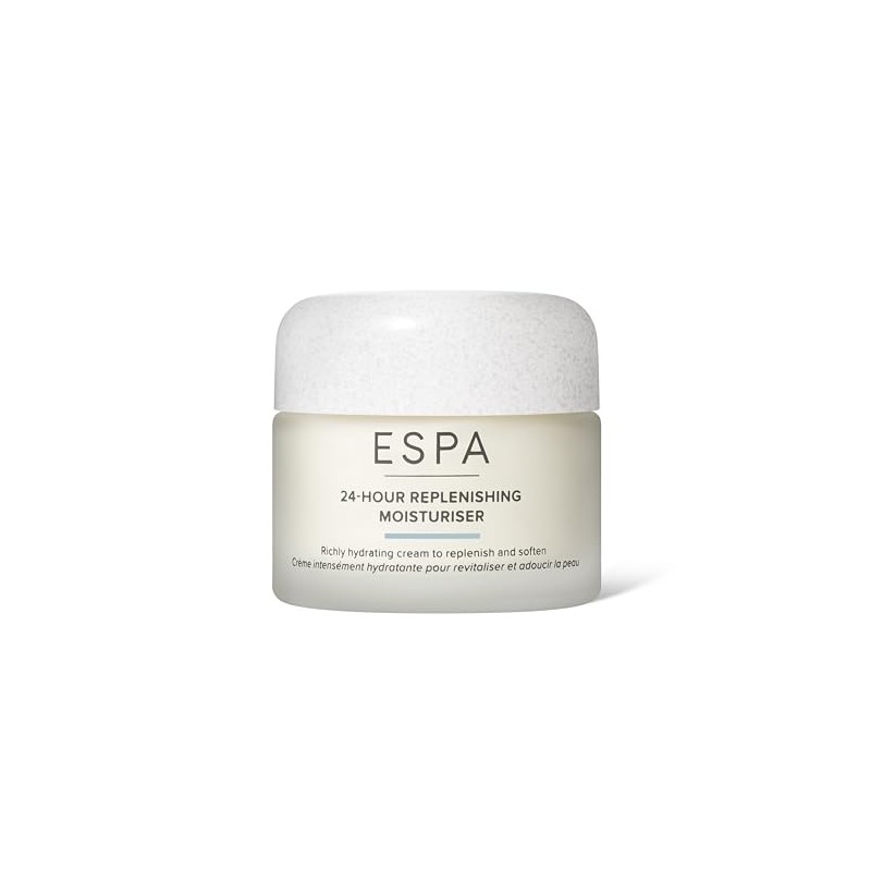 ESPA 24-Hour Replenishing Moisturiser 55ml, Rich Hydrating Face Cream