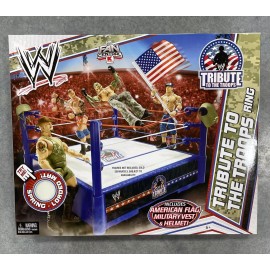 Mattel WWE Tribute To The Troops Ring Spring Loaded Wrestling Mattel 2006 #W7781 - New