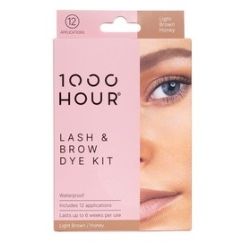 1000 Hour Eyelash and Brow Dye Kit Light Brown/Honey