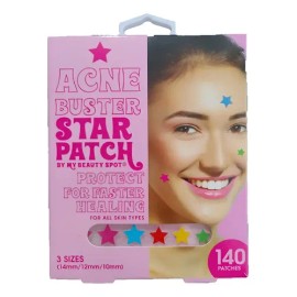 Parches Anti Acné Estrellas My Beauty Spot Facial 140 Pzas Todo Tipo De Piel Día/noche