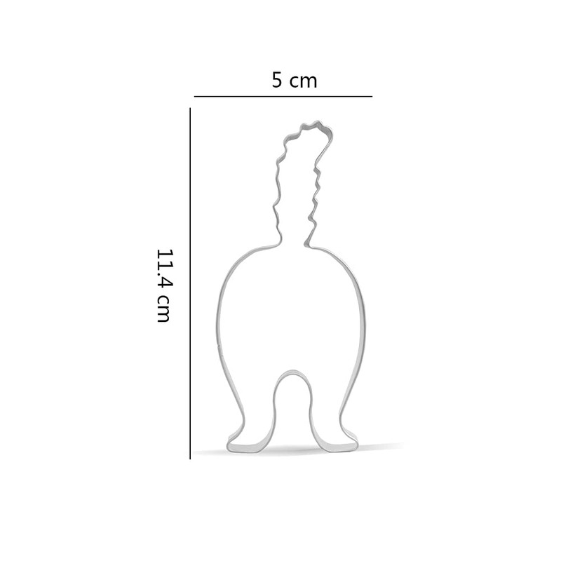 Keewah Cat Butt Cookie Cutter - 11.4 x 5 cm