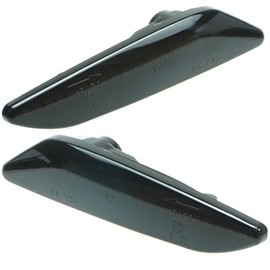 LED Side Indicator, Black Tinted, Compatible with Alfa Romeo 147 156 Fiat Tipo 356 Chrysler Delta Ypsilon 846 Lancia Delta III