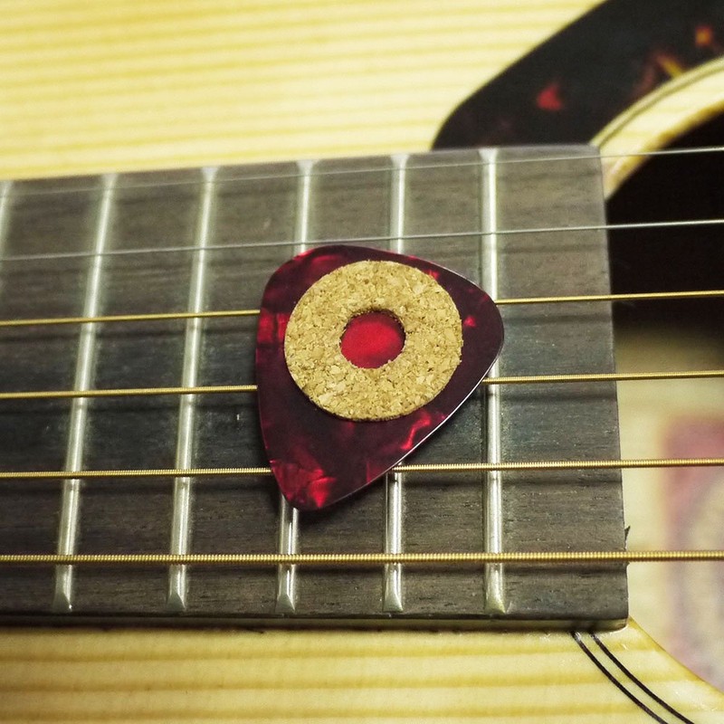 Mr.Power Guitar Pick Non-slip Grip Cork Sticked on Pick