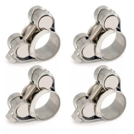 Alamic T-Bolt Hose Clamps Heavy Duty Hose Clamps 3/4 Inch Hose Clamps Stainless Stee...