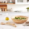 Lipper International Bamboo Salad Bowl with Salad Servers