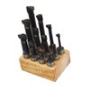 findmall 5/8" Boring Bar Set 12 Pcs Carbide Tipped Bars