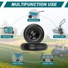 4.00-6 Flat-Free Solid Tire and Wheel 13" Wheelbarrow Tire by