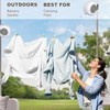 MANLVCLY Retractable Clothesline Outdoor - 2x49 Feet Heavy Duty Dual