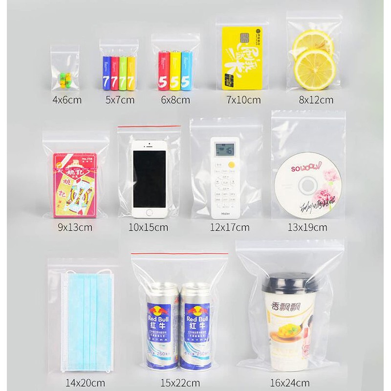 Beauty PLAYER Plastic Bags with Zipper, 2.4 x 3.1 inches