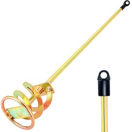 Paint Mixer for Drill 1–5 Gallon Bucket, Heavy Duty Zinc-Plated Paint Stirrer, Rust-Free Easy Clean Paddle Mixer Attachment, Fits All Standard Drills - for Mixing Paint, Resin, Mud, Epoxy & Concrete