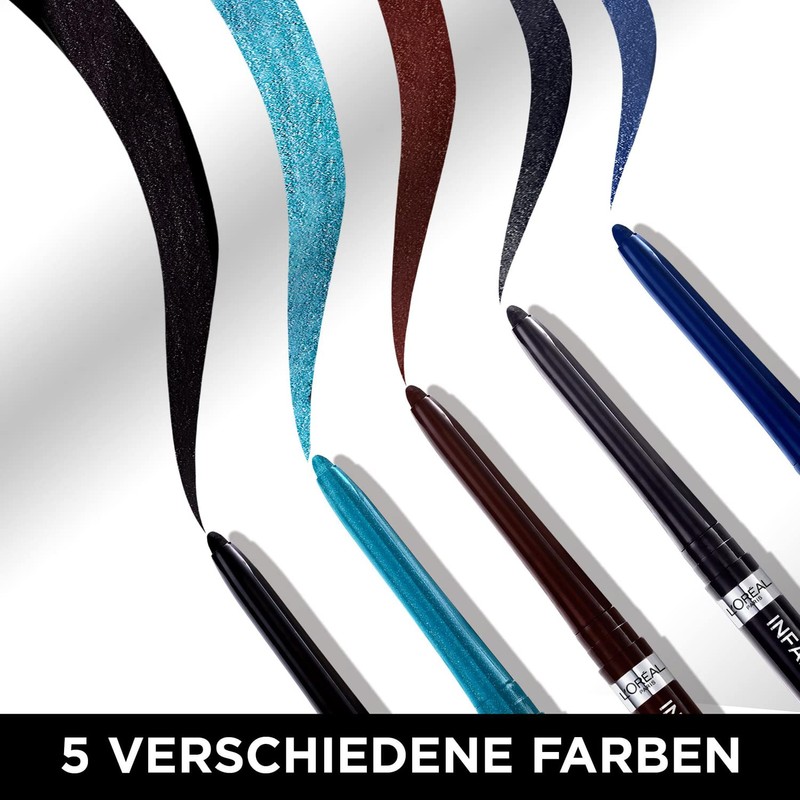 L'Oréal Paris Waterproof Eyeliner with Gel Formula and Integrated Sponge