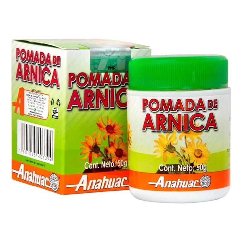 Pomada De Árnica - Anahuac, Alcanfor Y Guayacol Paquete 6pzs