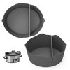 2 In 1 Slow Cooker Divider Reusable Food Grade Silicone