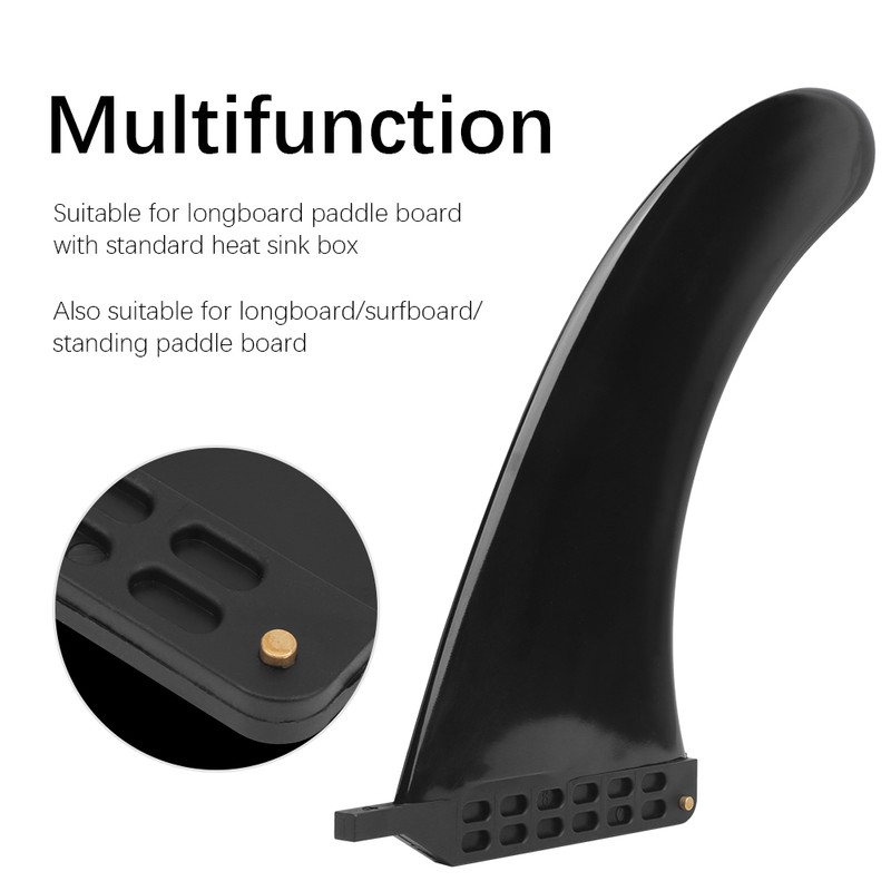 Classical 9 Inch Single Fin for Longboard Paddle Board Multifunction