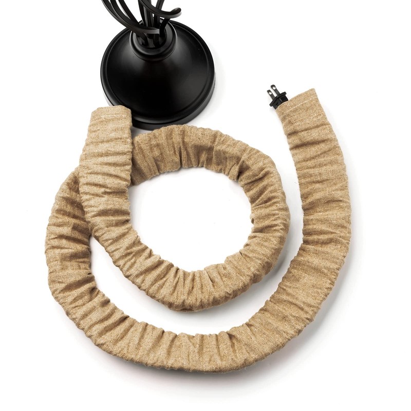 EIFHYT Fabric Cord Cover & Chandelier Chain Cover 2 Pack