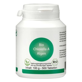Organic Chlorella A Tablets 500 Tablets