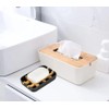 Sansnow Modern Removable Soap Holder, Bamboo Fiber Sponge/Soap Dishes for