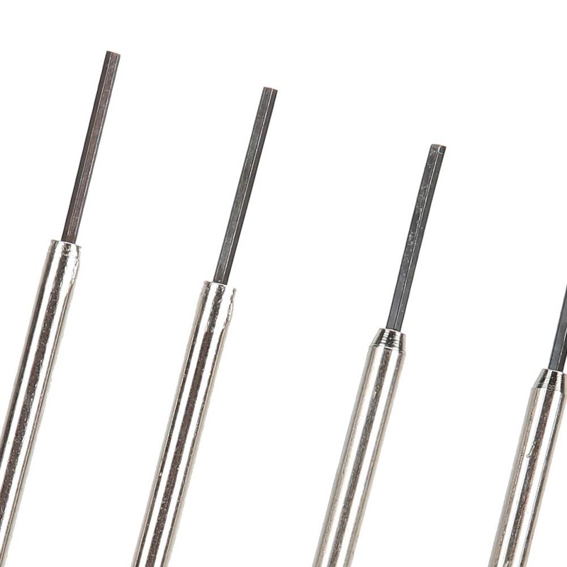 Mini Screwdriver Set - 8 Piece Needle Screwdriver with Hex