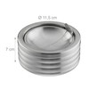 Relaxdays Wind Ashtray, Set of 3, Hinged Lid, Outdoor &