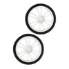 2PCS RC Racing Tire Plastic Wheel Hub and Rubber Tire