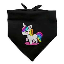 GRAPHICS & MORE Cute Kawaii Rainbow Unicorn Chibi Dog Pet Bandana