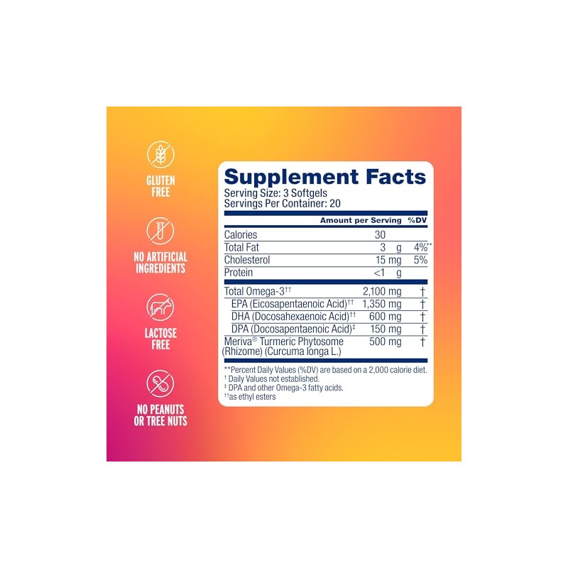 Ocean Blue Aceite de Pescado Omega-3 Triple Potencia 2100