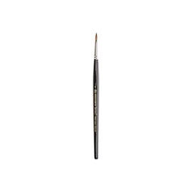 Winsor & Newton Series 7 Kolinsky Sable Brush, Round SH #1,Black