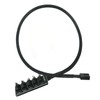 FBHDZVV PWM Fan Hub Splitter 4-Pin/3-Pin pc 5 Way Splitter,