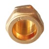 Brass Tube Compression Fitting, Compression Stop End Cap Copper Compression
