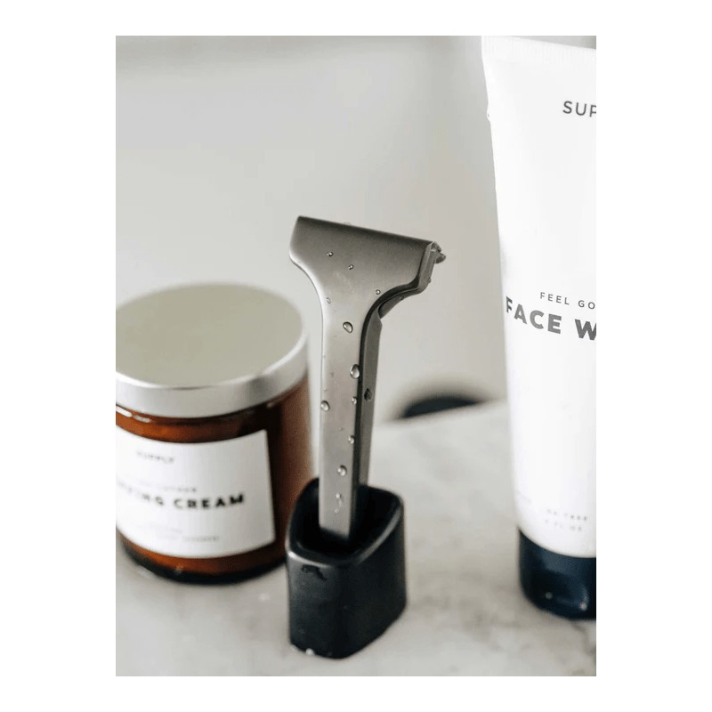 Supply Single Edge Razor Stand (Pro - Matte Black)