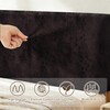 Leather Look Bed Headboard Cover, Stretch Soft Bed Headboard Slipcover