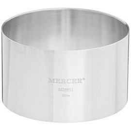 Mercer Culinary Stainless Steel Ring Mould, Stainless, 7.3 x 7.3 x 4.3 cm