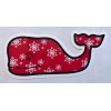 NEW Vineyard Vines Snowflake Christmas Winter Red White Whale Sticker