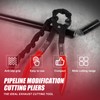 Exhaust Pipe Cutter Tool with Nonslip Handle Cuts 3/4" to