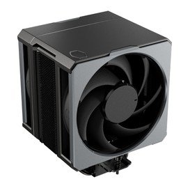 Cooler Master Hyper 612 APEX CPU Air Cooler, Dual Mobius 120 PWM Fan, Superconductive Composite 6 Copper Heat Pipes, 159mm Tall, Sleek Top Cover, AMD Ryzen AM5|AM4, Intel LGA 1851|1700 Brackets