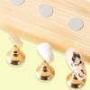2 juegos de soporte de exhibición de uñas de madera,