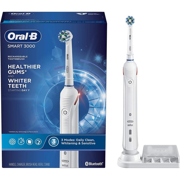 Oral-B Pro 3000 3D White Electric Toothbrush, Powered by Braun
